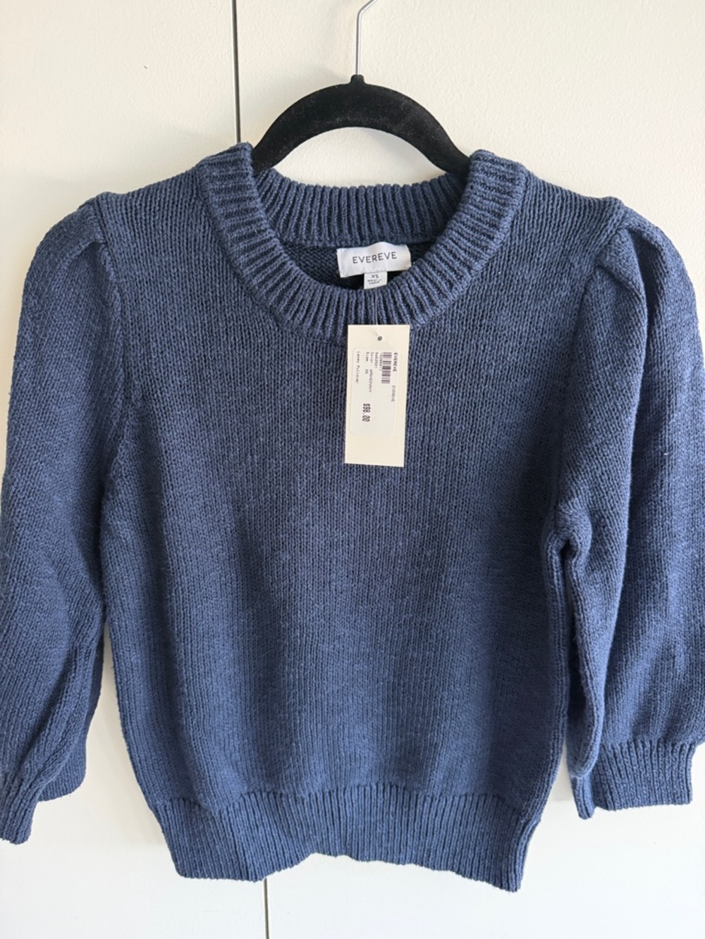 Evereve Crewneck Sweater with Puff Shoulders